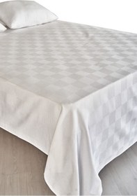 Resim Nevresim Dünyası Tek Kişilik Pamuk Beyaz Tek Pike 160x240 Çok Renkli 