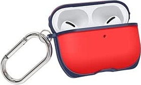 Resim Minesk Premium Serisi Airpods Pro ile Uyumlu Şeffaf Airpods Kılıfı, Armor Serisi Ultra Güçlü, Kancalı Airpods Kılıfı, Tam Uyumlu Mükemmel Kalıp ve Şıklık (Airpods Pro, Kırmızı-Lacivert) 