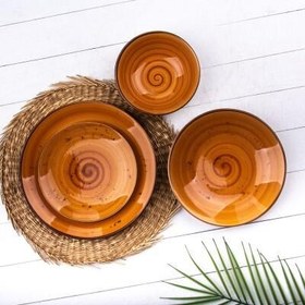 Resim Tulu Deniz 24 Parça Yemek Takımı Reactive 26 Kiremit 