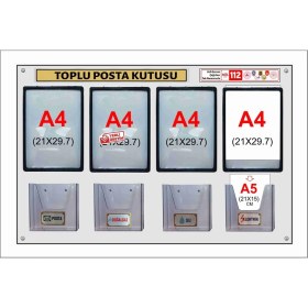 Resim Maben D-35 Maben Toplu Posta Kutusu 