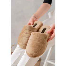 Resim Slipcat Sessiz Taban Kadın Terlik Kapalı Ev Terliği 