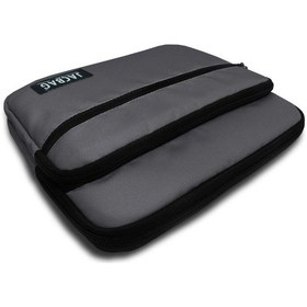Resim Jacbag Gri Üç Cepli Tablet Telefon Çantası - Erkek Çocuk/yetişkin Tablet Kılıfı 