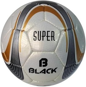 Resim Black Super El Dikişli Futbol Topu - 5 Numara 
