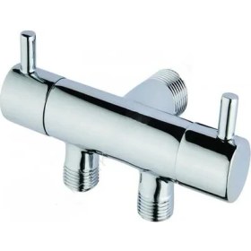 Resim Ufak Tefek Şeyler Çift Çıkışlı Dual Lüx Taharet Musluğu Krom Malzeme ile Ergonomik Tasarım 