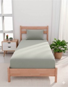 Resim Tek Kişilik Çarşaf Seti Urban Adaçayı 120x200 Cm Adaçayı 