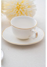 Resim Acar Hamilton 6 Kişilik Gold Çay Fincanı Takımı - 210 Ml 