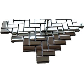 Resim MozaiKristaL Mutfak Tezgah Arası Ve Iç Dekorasyon Için 23x48x4 Mm Kristal Cam Seramik. (1 KOLİ=1M2 FİYATİDİR) 