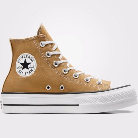 Resim Converse Chuck Taylor All Star Lift Platform Kadın Kahverengi Sneaker 