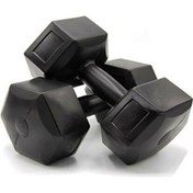 Resim 10 Kg X 2 Adet Toplam 20 Kg Dambıl Seti, Dumbell Set 