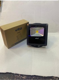 Resim 10W Led Projektör Sarı Renk Siyah 