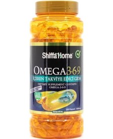 Resim Aksu Vital Shiffa Home Omega 3-6-9 Balık Yağı 1000 MG 200 Kapsül 
