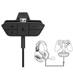 Resim Xbox One Stereo Kulaklık Adaptörü, Ses Mikrofonlu Xbox One Kontro 