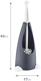 Resim Smartware Penguen Klozet Fırçası ANTRASİT 