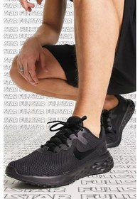 Resim Nike Revolution 6 Nn Walk Running Shoes Yürüyüş Koşu Ayakkabısı Siyah 