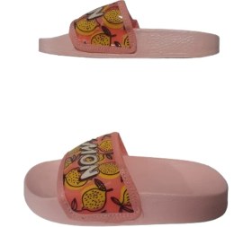 Resim Gezer Kız Çocuk Pembe Sarı Limonlu Ultra Hafif Günlük Terlik GZEER10-11 