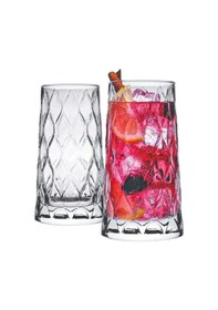 Resim Paşabahçe 420855 Leafy Meşrubat Bardağı - Long Drink Bardağı 345 Cc 6'lı Şeffaf 