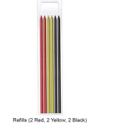 Resim Mingjin Shop 1 6 Adet Mix Doldurma Stili Katı Marangoz Kalem Seti Dolum Uçları ile Dahili Kalemtıraş Derin Delik Mekanik Kurşun Kalem Işaretleyici Ağaç Işleme Inşaat Aracı (Yurt Dışından) 