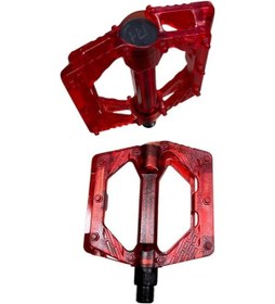 Resim Bike Sky Şeffaf Renkli Platform Geniş Pedal Platform Bisiklet Pedalı Reflektörlü 
