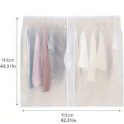 Resim Xuweiwei Beyaz Xl Toz Geçirmez Askılı Giysi Kılıfı, Dolap Düzenleyici 