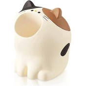 Resim Ganzhoushop Çocuklar İçin Kedi Kalemlik Ofis Masası Düzenleyici Kalemlik Sevimli Kalemlik A-5-f6 