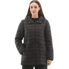 Resim Skechers W Light Weight Quilted Jacket Kadın Mont Siyah 