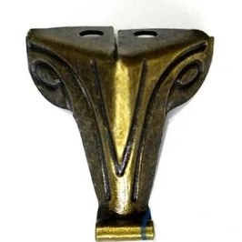 Resim Melek Store Moda Sac Sandık Ayağı, Kutu Ayak 2,5 cm - Antik, 100 Adet 