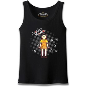 Resim Squid Game - Robot Bebek Mermi Siyah Erkek Atlet - Siyah / XL 