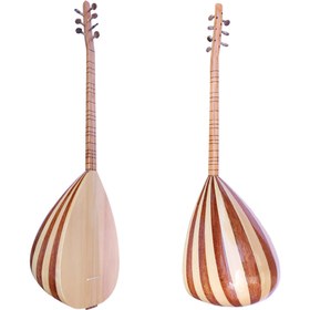 Resim Kısa Sap Maun Akça Bağlama - Saz YCSS-123 