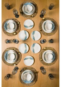 Resim Breeze 6 Kişilik 24 Parça Porselen Yemek Seti 