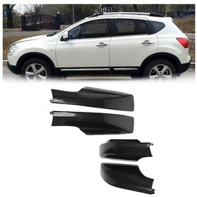 Resim Yunboo Nissan Qashqai 2008-2015 Sağ Ön Çatı Bagaj Rafı Koruması, Abs Siyah, Kolay Kurulum, Dayanıklı, Doğru Konnektör, Direk Uyum 