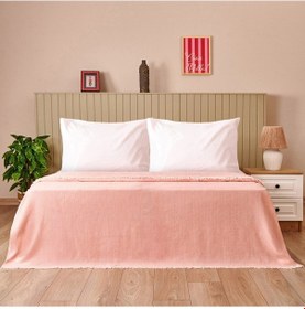 Resim Soft Elendil Tek Kişilik Yatak Örtüsü - Yavruağzı - 160x230 Cm Çok Renkli 