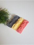Resim swan butik Kız Çocuk Bebek Bandana Toka Seti3'lü 