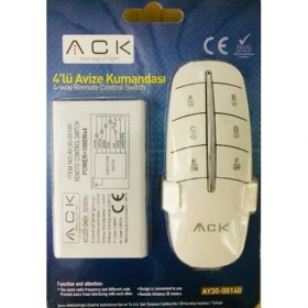 Resim Ack AY30-00140 220V Dörtlü Avize Kumandası 