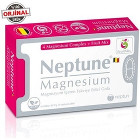 Resim Neptune Magnesium 30 Vejeteryan Tablet 