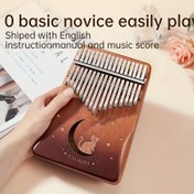 Resim 17-Tonlu Başparmak Piyanosu Kalimba Yeni Başlayanlar İçin, Öğrenmesi Kolay, Harika Bir Doğum Günü Hediyesi, Popüler Bir Müzik Enstrümanı. 