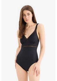 Resim Defacto Regular Fit Mayo-fall İn Love E3299ax25smbk81 Siyah 