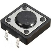 Resim Powermaster Ic-202 12x12x3.5 Mm 4 Pinli Tact Switch Yuvarlak Buton-181938 