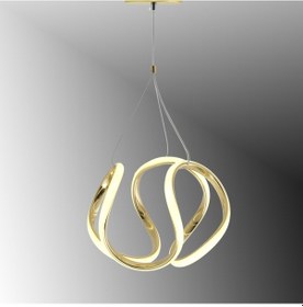 Resim Tt306-25-sr Tt Aydınlatma Orta Kavis Sarı Kaplama Beyaz Işık Gold Kasa 