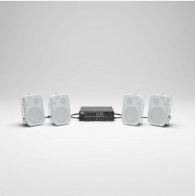 Resim FNIRSI Luxury, 4 Hoparlör 1 Anfi, Duvar Tip Masaj Salonu Ses Sistemi ,Spa, Mağaza, Restorant ,Kafe , Okul 