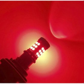 Resim 1016 Kırmızı Çift Duy Stop - Park Ampulu Şaşı Tırnak 