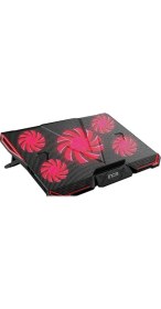 Resim Inca Arrax INC-619TGS 5xfan 2x USB LED Notebook Soğutucu 