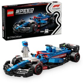 Resim LEGO® Speed Champions Visa Cash App RB VCARB 01 F1® Yarış Arabası 77246 - Yetişkinler için Koleksiyonluk Yarış Arabası Yapım Seti (248P) 