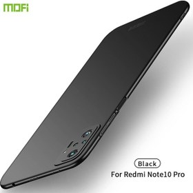 Resim Xiaomi Redmi Note10 Pro Mofı Buzlu Pc İçin Ultra-ince Sert Kılıf Siyah 
