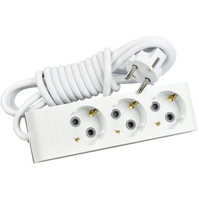 Resim Günsan Üçlü Çocuk Korumalı Topraklı Grup Priz 3 Metre 