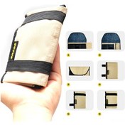 Resim Vkemall Bisiklet Tamir Aleti Çantası, Jant Bisikleti Koltuk Bağlantılı, Siyah + Genişletme Rafı, 85g Hafif, Malzeme, 27 31cm Açık Boyut Siyah 