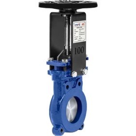 Resim Unox DN500 Manuel Bıçak Sürgülü Vana Tek Taraf Sızdırmazlık 