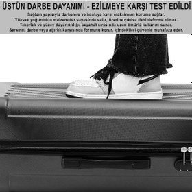 Resim Anthony Jackson Ultra Hafif Abs Orta Boy Valiz Trıon Siyah 