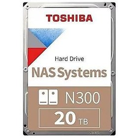 Resim TOSHIBA N300 7200RPM 20TB SATA 512MB HDWG62AUSZVA 