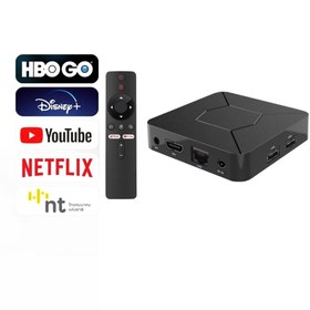 Resim FS1PRO TEKNOLOJI 4k Android Tv Box Aır Q1 Pro - Medya Oynatıcı / Yeni Nesil Android Tv - Google Asistan Sesli Komut 