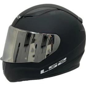 Resim Ls2 Rapıd Mat Siyah Kask (Şeffaf Vizör + Renkli Vizör) 